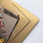 Rose Gold 1.2g/Cm3 5mm 4x8 Acrylic Mirror Sheet