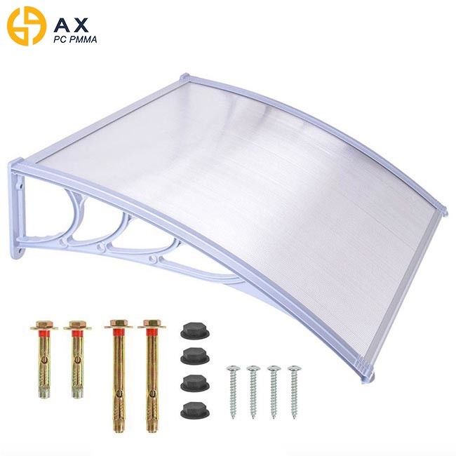 ISO9001 Rainbow Canopy Polycarbonate Roofing Sheet