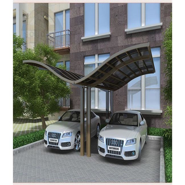 Car Shade Green 2mm Polycarbonate Porch Canopy