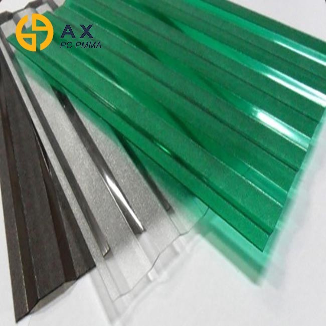 MSDS 1mm Corrugated Polycarbonate Greenhouse Panels