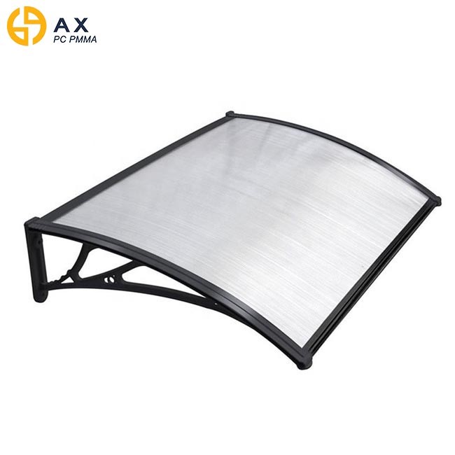 Anti UV 800*1200mm Polycarbonate Porch Canopy