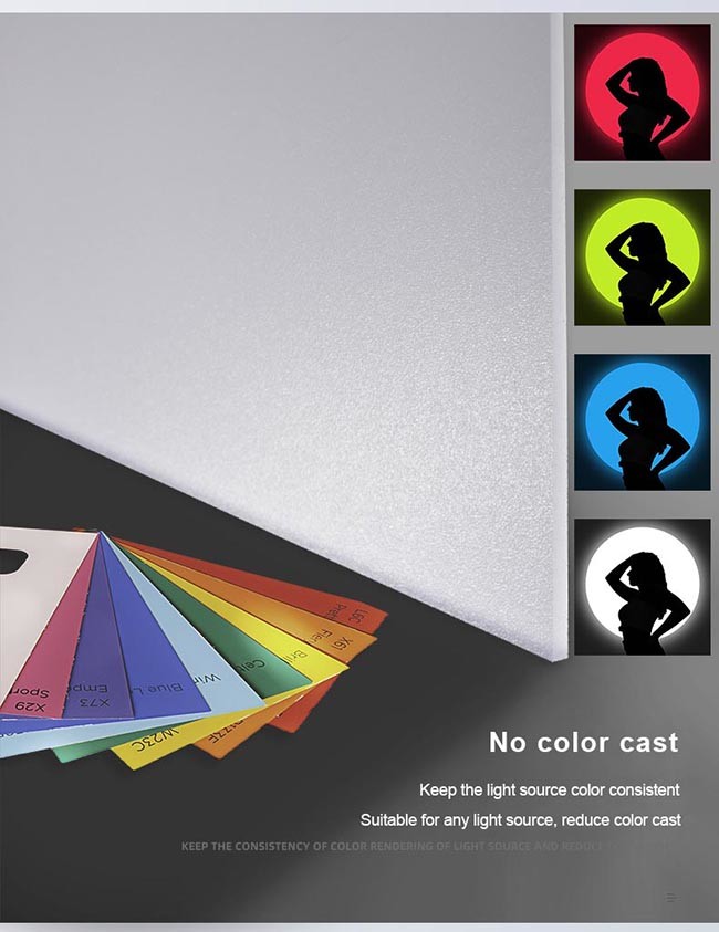 Frosted Opal 1220*2440mm Acrylic Light Diffuser Sheet