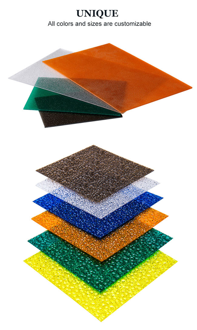 PMMA Translucent 4ft*6ft Embossed Acrylic Sheet