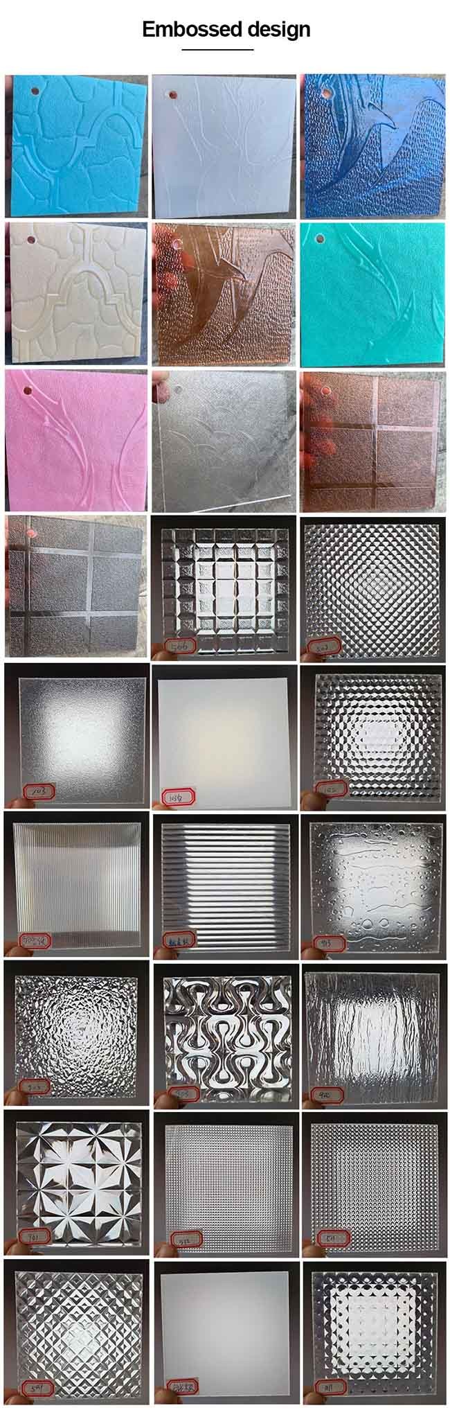 Embossed 4mm 6ft*4ft Acrylic Glass Sheet