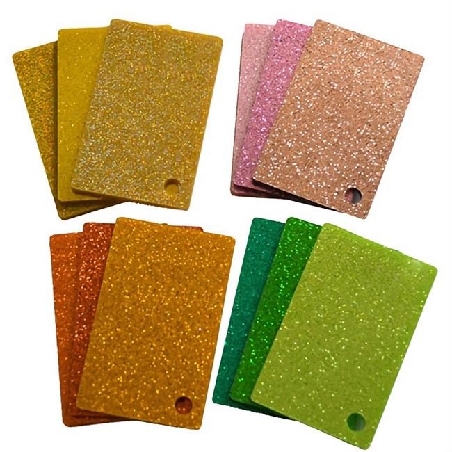 Decorative 3mm 75MPa 1220*1830mm Glitter Acrylic Sheet