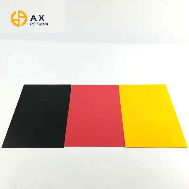 ANXIN laser cut plastic sheets  custom size high quality opaque tinted acrylic sheets