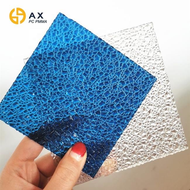 Embossed UV 1.2g/Cm3 Clear Polycarbonate Sheet
