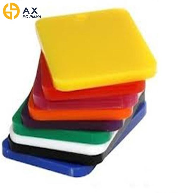 ANXIN High quality and inexpensive plastic colour GPPS sheet With ISO Certification rockwell