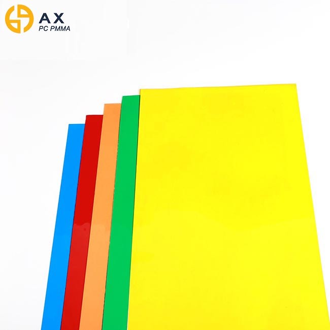 ISO9001 2000*2300mm Colored Plexiglass Sheet