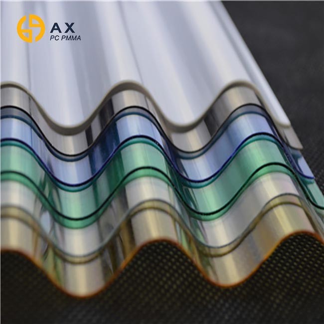 1.2g/Cm3 Opaque Soundproof Corrugated Polycarbonate Sheet
